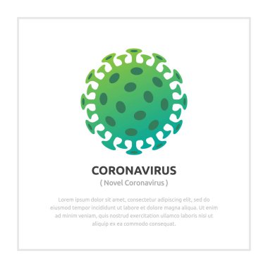 Vektör Coronavirus 2019-NCoV Simgesi. premium vektörü