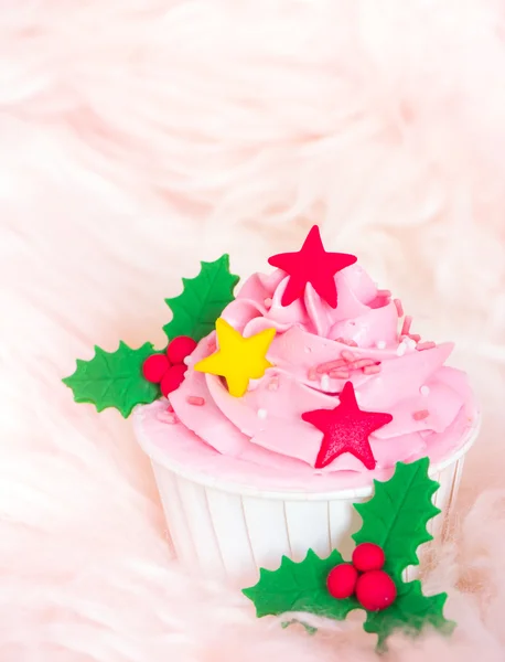 Rosa Cupcake — Stockfoto