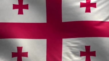 Gürcistan Bayrağı 3D