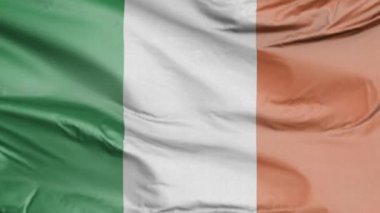 İrlanda Bayrağı Gerçekçi 3D