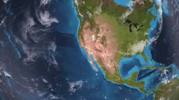 Erdvergrößerung bei Genesis Solar Energy Project - USA — Stockvideo