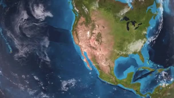 ソラナ発電所の地球ズーム- USA — ストック動画
