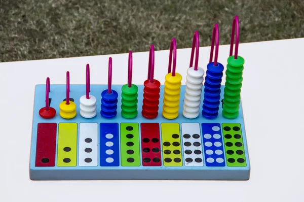 Special abacus counting machine — Stock Photo, Image