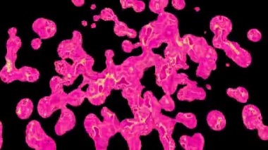 Civa baloncukları hareket eden desenlere sahiptir..