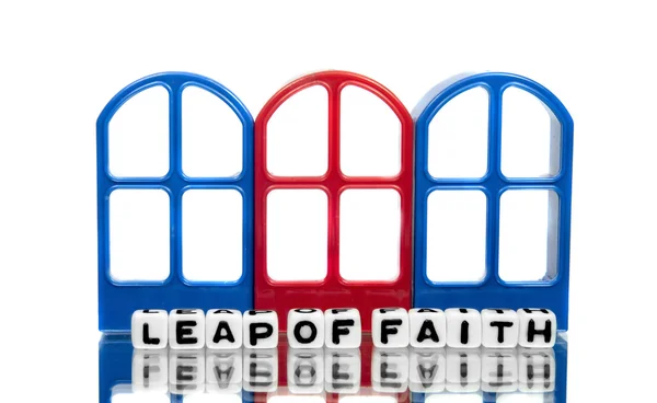 Leap of faith — Stock Photo, Image