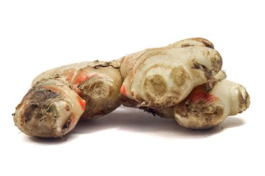 kırmızı noktalar ile zencefil kökü