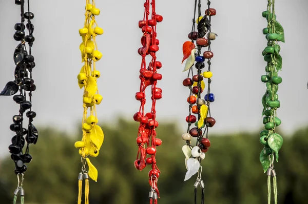 Hanging bead garlands — Stock Photo, Image