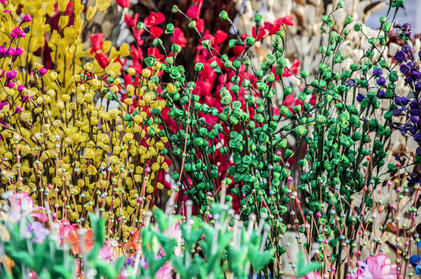 Fake flowers on sale