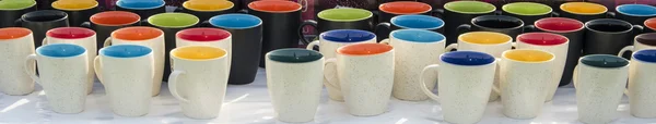 Mugs on sale — Stock Photo, Image