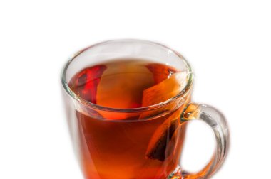 Bir fincan çay ve çay poşeti