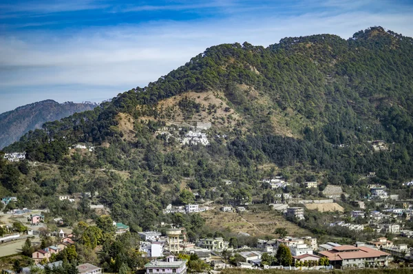 与野火烧山. — 图库照片