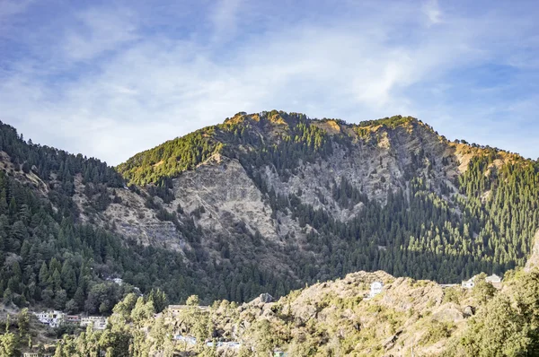 Sziklás-hegység és a kis-völgy — Stock Fotó