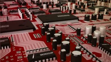 Animasyonlu devre kartı