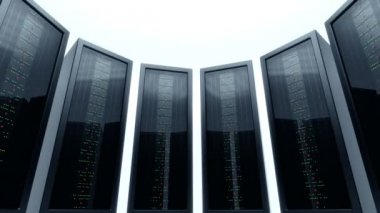 Animasyon 3d veri merkezi sunucuları