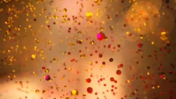Фон з багатьма сферичними частинками — стокове відео