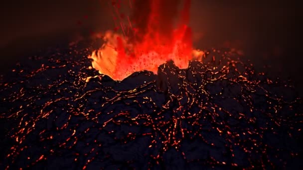 éruption spectaculaire volcan CG .
