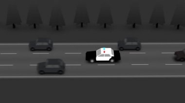 Hız polis arabası görüntüleri