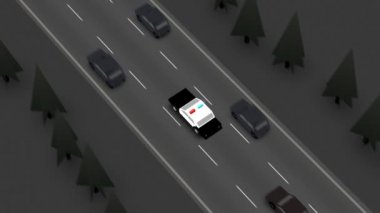 Hız polis arabası görüntüleri