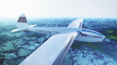 Uçan askeri avcı uçağı