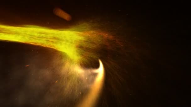 animation d'un tunnel de distorsion dans l'espace 