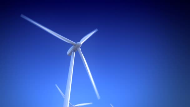 Turbine eoliche — Video Stock