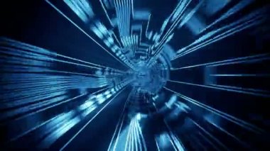 Teknoloji tünel animasyon.