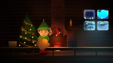 Elf kaydırma hediyeler