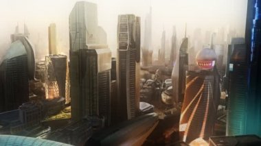 Cityscape Modern gökdelenler ile