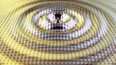 soyut dalgaların parlak yumuşak gümüş