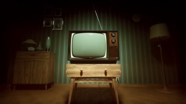 eski vintage televizyon