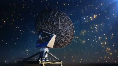 Uydu çanağı değişen konum döndürme