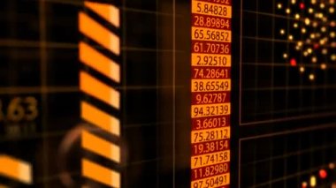 Grafik dalgalanıyor futuristik grafik kullanıcı arayüzü