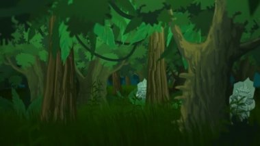 yeşil tropikal orman