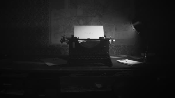 Chapitre 1 Écrit sur une vieille machine à écrire 