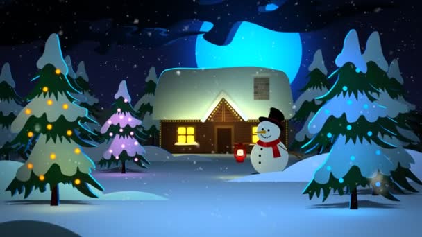 Joyeux Noël Parole devant la maison décorative 