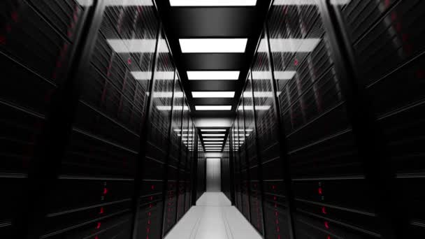 Serveurs de données animation en boucle .