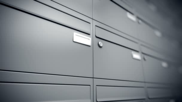 Opakované animace poštovních schránek. — Stock video