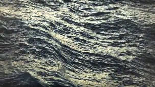 Ondulazione dell'acqua di un oceano — Video Stock