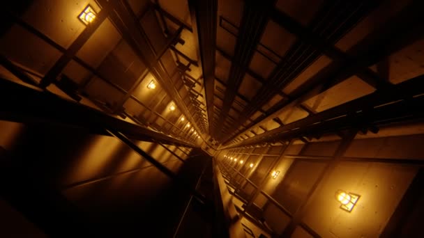 Arbre d'ascenseur avec ascenseur mobile 