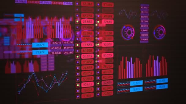 Graphique fluctuant de l'interface utilisateur graphique futuriste 