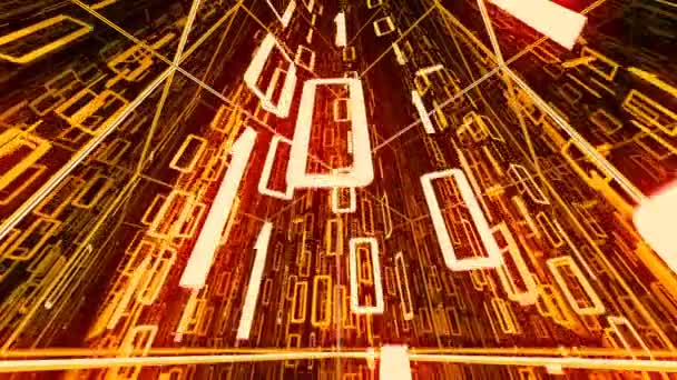 Animation de fond de code binaire 