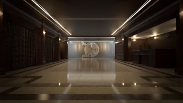 Chambre forte de sécurité de luxe dans la banque 