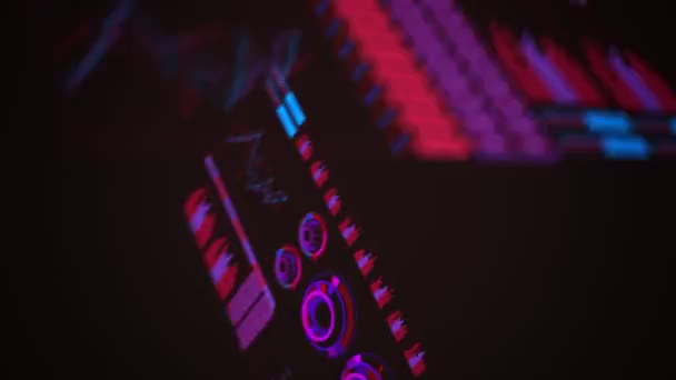 Graphique fluctuant de l'interface utilisateur graphique futuriste 