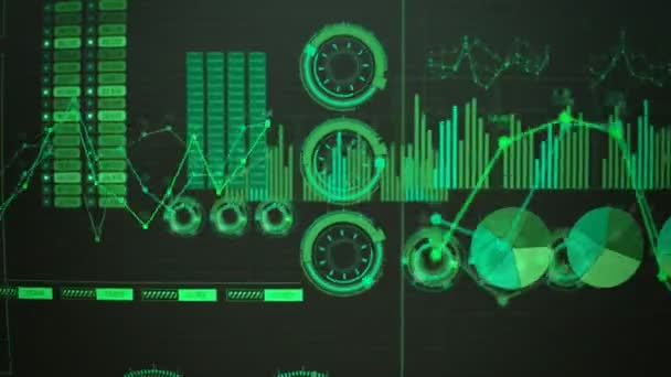 Graphique fluctuant de l'interface utilisateur graphique futuriste 