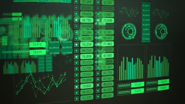 Graphique fluctuant de l'interface utilisateur graphique futuriste 