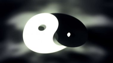Yin yang sembolü loopable animasyon.