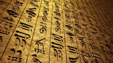 Hiyeroglif loopable animasyon.