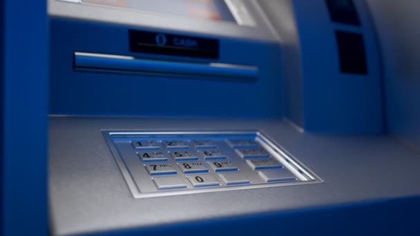 Automated teller machine — Stock Video