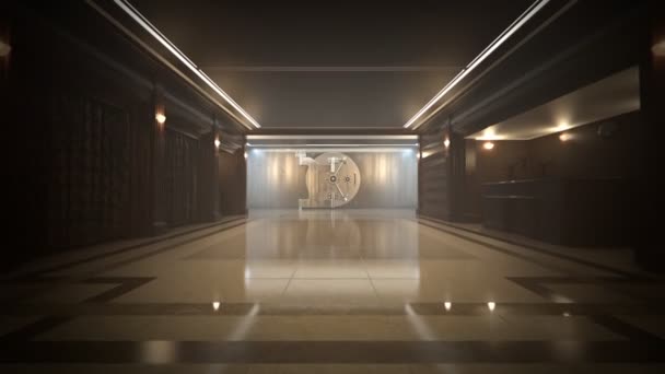 Chambre forte de sécurité dans la banque 