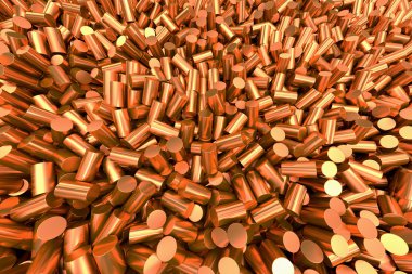 Bakır yığını granül